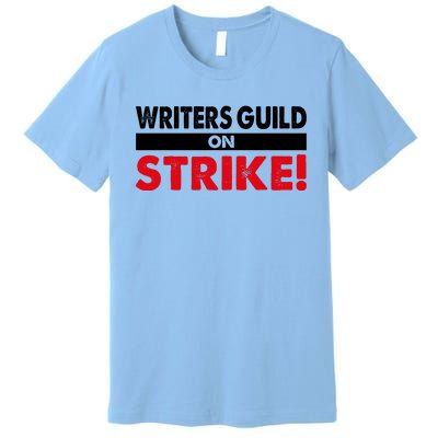 WGA Writers Guild Of America On Strike Anti AI Chatbots Premium T-Shirt