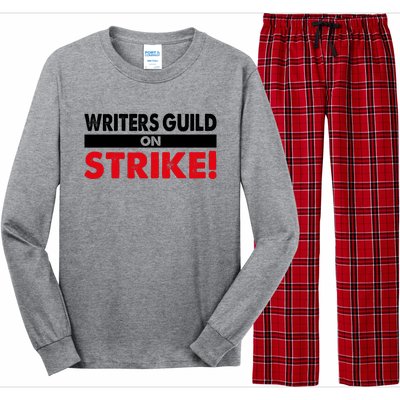 WGA Writers Guild Of America On Strike Anti AI Chatbots Long Sleeve Pajama Set