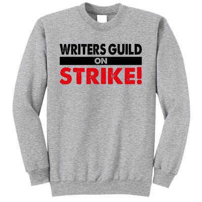 WGA Writers Guild Of America On Strike Anti AI Chatbots Tall Sweatshirt