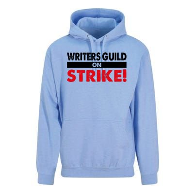 WGA Writers Guild Of America On Strike Anti AI Chatbots Unisex Surf Hoodie