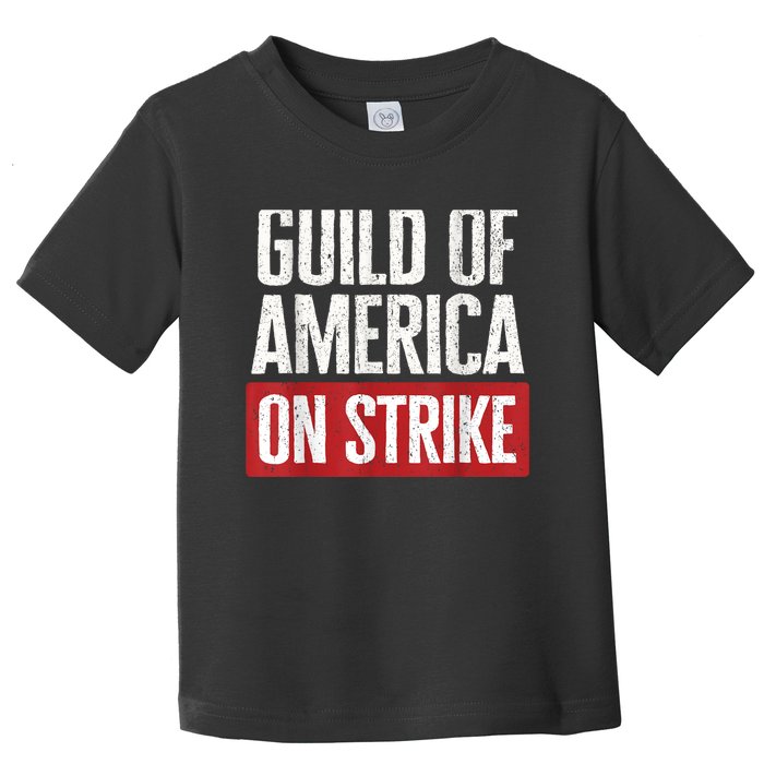 WGA Writers Guild Of America On Strike Toddler T-Shirt