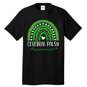 We Wear Green Cerebral Palsy Cp Awareness Tall T-Shirt