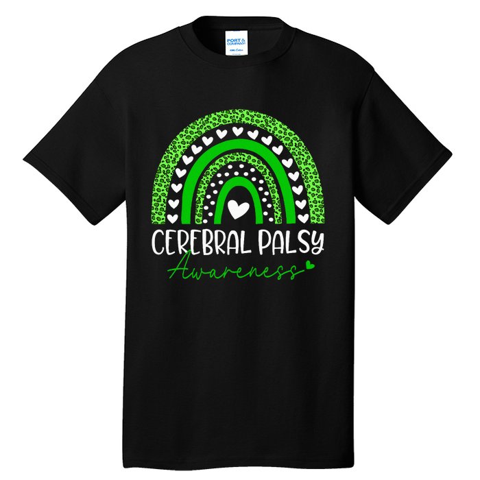 We Wear Green Cerebral Palsy Cp Awareness Tall T-Shirt