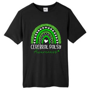 We Wear Green Cerebral Palsy Cp Awareness Tall Fusion ChromaSoft Performance T-Shirt