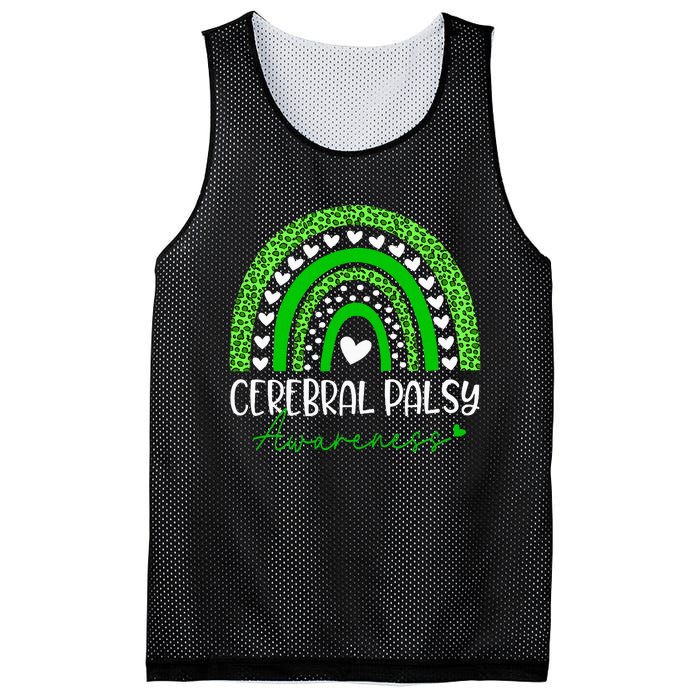 We Wear Green Cerebral Palsy Cp Awareness Mesh Reversible Basketball Jersey Tank