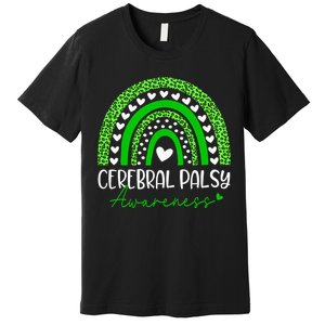 We Wear Green Cerebral Palsy Cp Awareness Premium T-Shirt