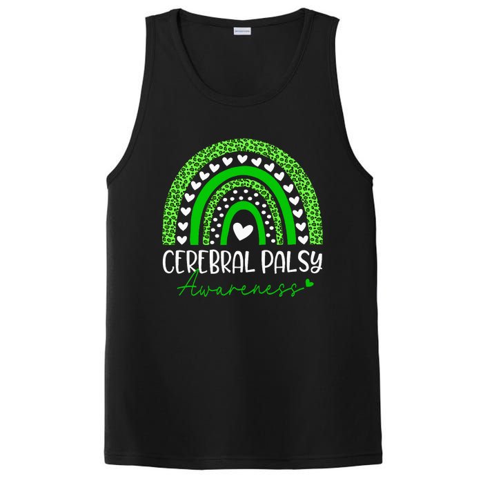 We Wear Green Cerebral Palsy Cp Awareness PosiCharge Competitor Tank