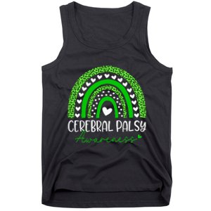 We Wear Green Cerebral Palsy Cp Awareness Tank Top