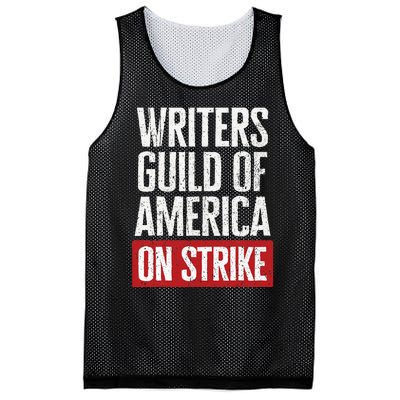 WGA Writers Guild Of America On Strike Anti AI Chatbots Mesh Reversible Basketball Jersey Tank