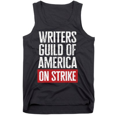 WGA Writers Guild Of America On Strike Anti AI Chatbots Tank Top