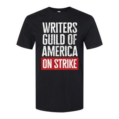 WGA Writers Guild Of America On Strike Anti AI Chatbots Softstyle CVC T-Shirt