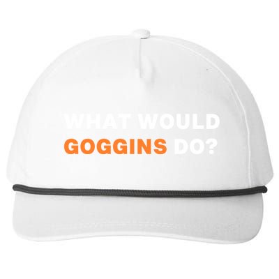 What Would Goggins Do? Gift Snapback Five-Panel Rope Hat