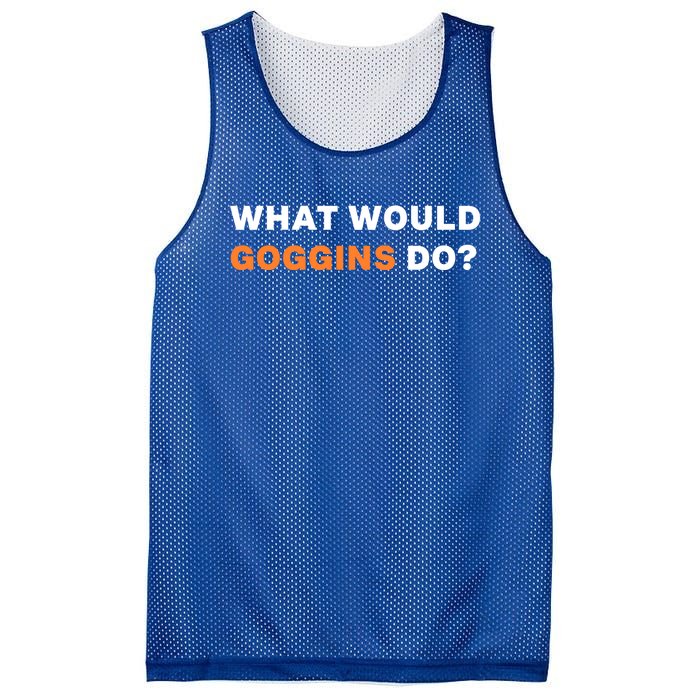 What Would Goggins Do? Gift Mesh Reversible Basketball Jersey Tank