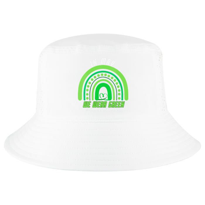 We Wear Green Mental Health Awareness Cool Comfort Performance Bucket Hat