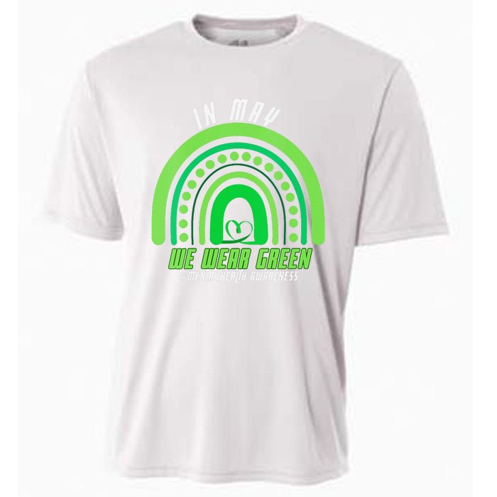 We Wear Green Mental Health Awareness Cooling Performance Crew T-Shirt