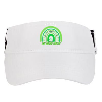 We Wear Green Mental Health Awareness Adult Drive Performance Visor