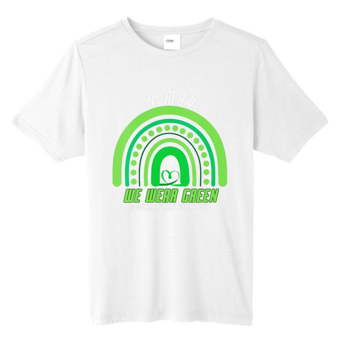 We Wear Green Mental Health Awareness Tall Fusion ChromaSoft Performance T-Shirt