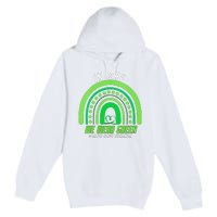 We Wear Green Mental Health Awareness Premium Pullover Hoodie