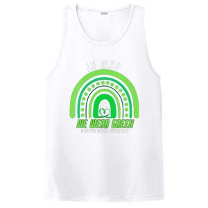 We Wear Green Mental Health Awareness PosiCharge Competitor Tank