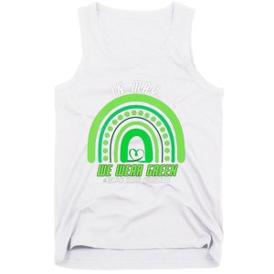 We Wear Green Mental Health Awareness Tank Top