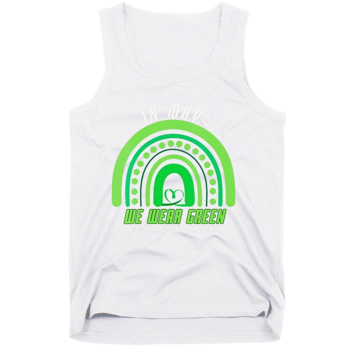 We Wear Green Mental Health Awareness Tank Top