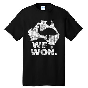 We Won Great Emu War Australian History Emu Lover Tall T-Shirt