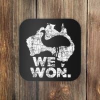 We Won Great Emu War Australian History Emu Lover Coaster