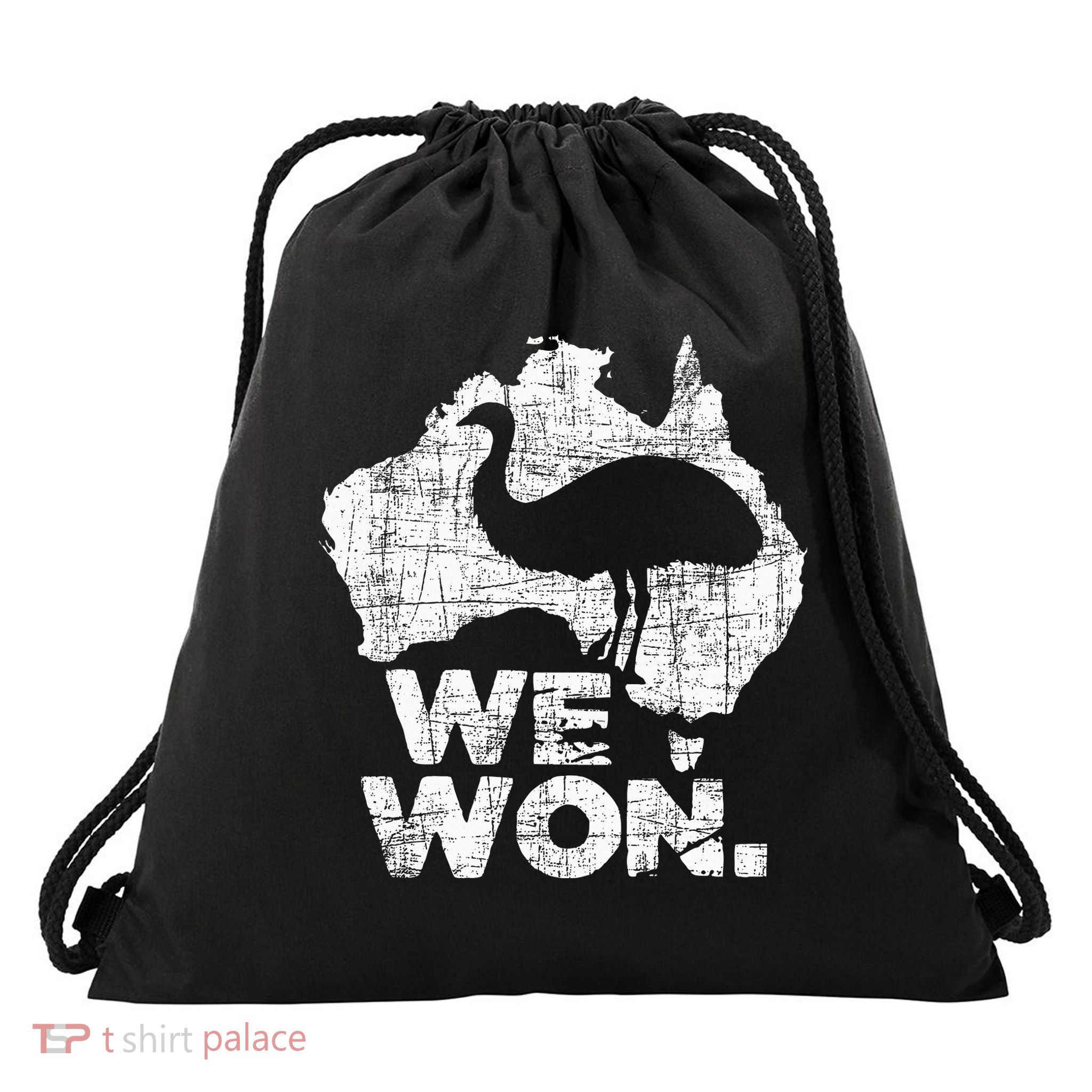 We Won Great Emu War Australian History Emu Lover Drawstring Bag