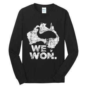 We Won Great Emu War Australian History Emu Lover Tall Long Sleeve T-Shirt