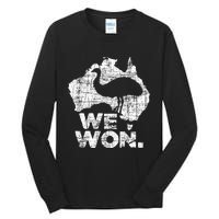 We Won Great Emu War Australian History Emu Lover Tall Long Sleeve T-Shirt