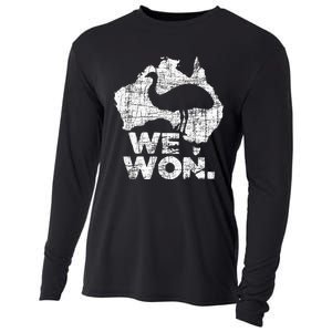 We Won Great Emu War Australian History Emu Lover Cooling Performance Long Sleeve Crew