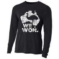 We Won Great Emu War Australian History Emu Lover Cooling Performance Long Sleeve Crew