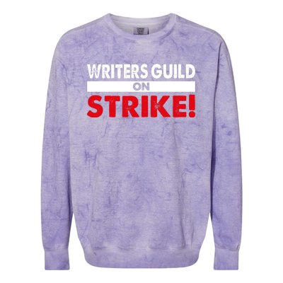 WGA Writers Guild Of America On Strike Anti AI Chatbots Colorblast Crewneck Sweatshirt