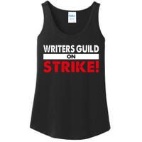 WGA Writers Guild Of America On Strike Anti AI Chatbots Ladies Essential Tank