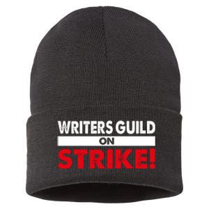 WGA Writers Guild Of America On Strike Anti AI Chatbots Sustainable Knit Beanie