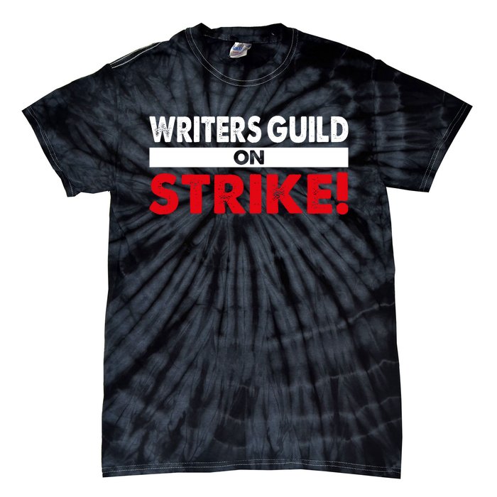 WGA Writers Guild Of America On Strike Anti AI Chatbots Tie-Dye T-Shirt