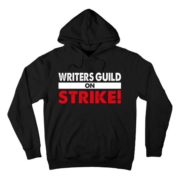 WGA Writers Guild Of America On Strike Anti AI Chatbots Tall Hoodie