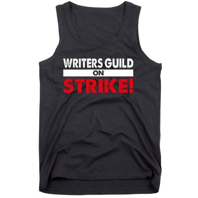 WGA Writers Guild Of America On Strike Anti AI Chatbots Tank Top