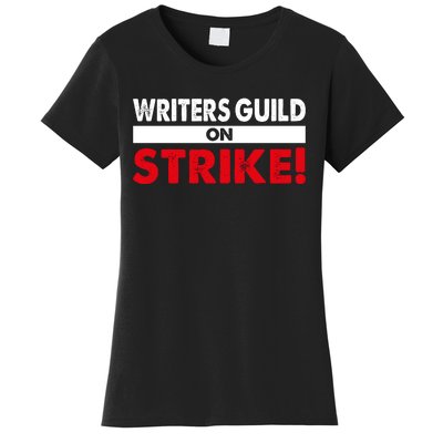 WGA Writers Guild Of America On Strike Anti AI Chatbots Women's T-Shirt