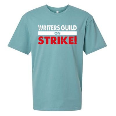 WGA Writers Guild Of America On Strike Anti AI Chatbots Sueded Cloud Jersey T-Shirt