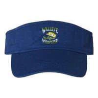 Walleye Whisperer Graphic Fishing Gift Fisher Meaningful Gift Valucap Bio-Washed Visor