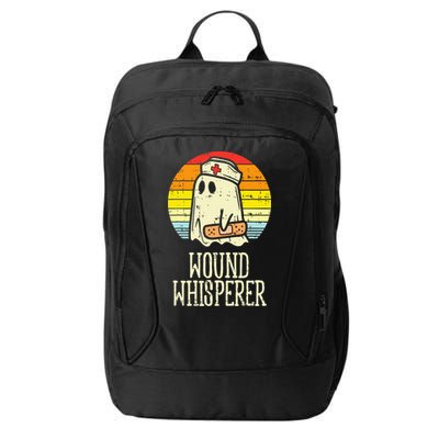 Wound Whisperer Ghost Nurse Boo Halloween Nursing RN City Backpack