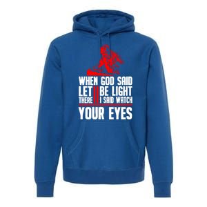 Welding Welder Great Gift Funny Metal Fabricator Welding Gift Premium Hoodie