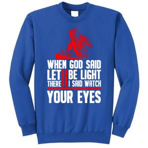 Welding Welder Great Gift Funny Metal Fabricator Welding Gift Tall Sweatshirt