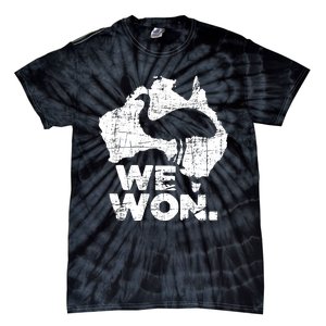 We Won Great Emu War Australian History Emu Lover Tie-Dye T-Shirt