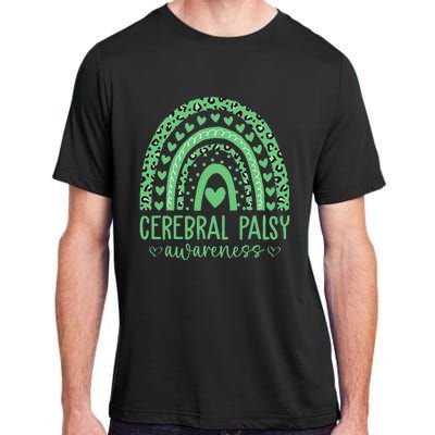 We Wear Green Cerebral Palsy Awareness CP Month Adult ChromaSoft Performance T-Shirt