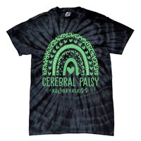 We Wear Green Cerebral Palsy Awareness CP Month Tie-Dye T-Shirt