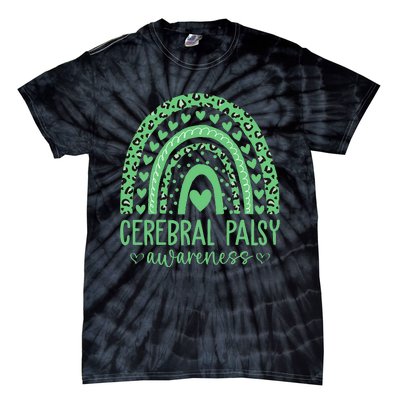 We Wear Green Cerebral Palsy Awareness CP Month Tie-Dye T-Shirt