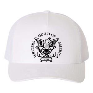 WGA Writers Guild Of America On Strike Anti AI Chatbots Yupoong Adult 5-Panel Trucker Hat