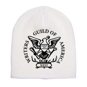 WGA Writers Guild Of America On Strike Anti AI Chatbots Short Acrylic Beanie